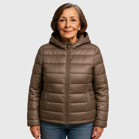 Mira Mid-Season Jacket | Champagne