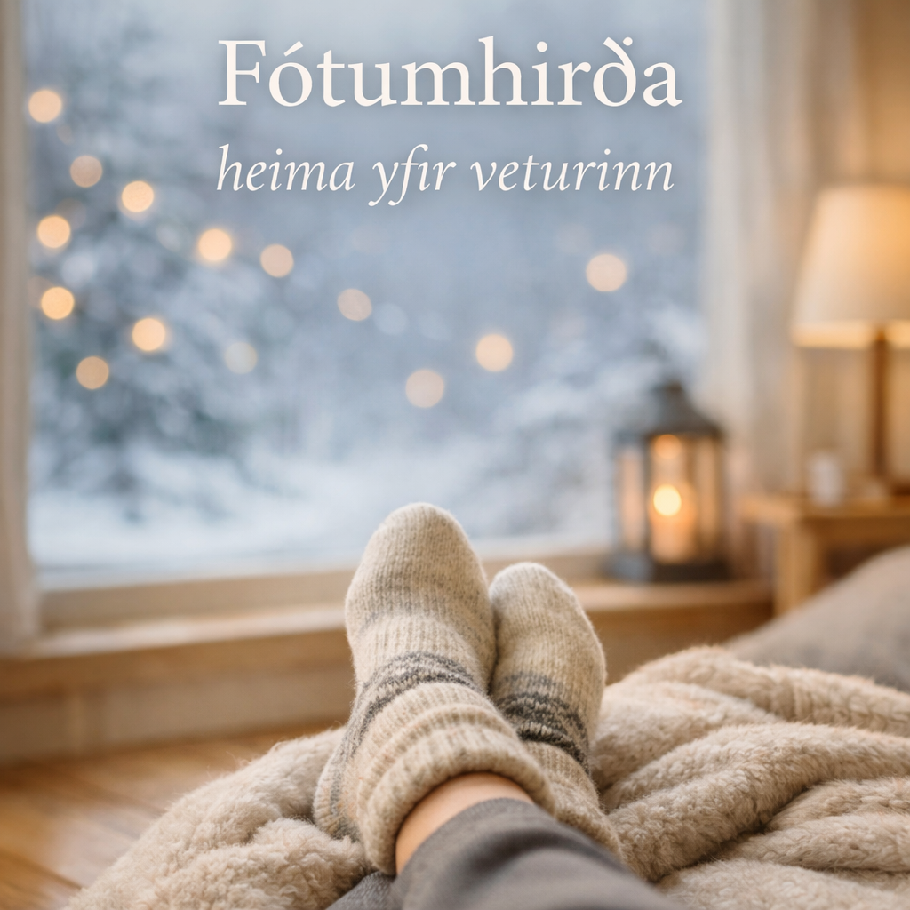 Heilbrigð fótumhirða heima yfir veturinn