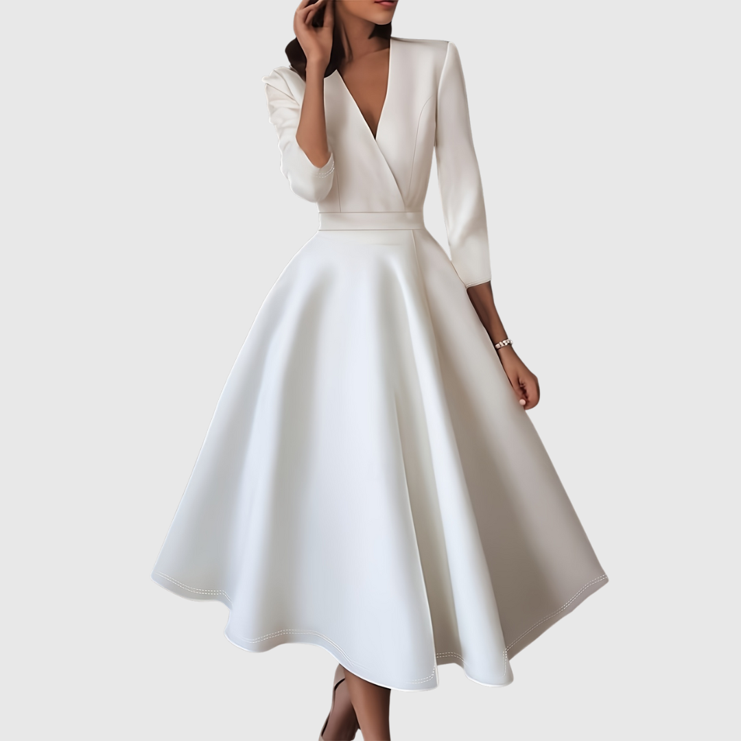 Avelie | Midi šaty s vysokým pasem a kouzlem víly