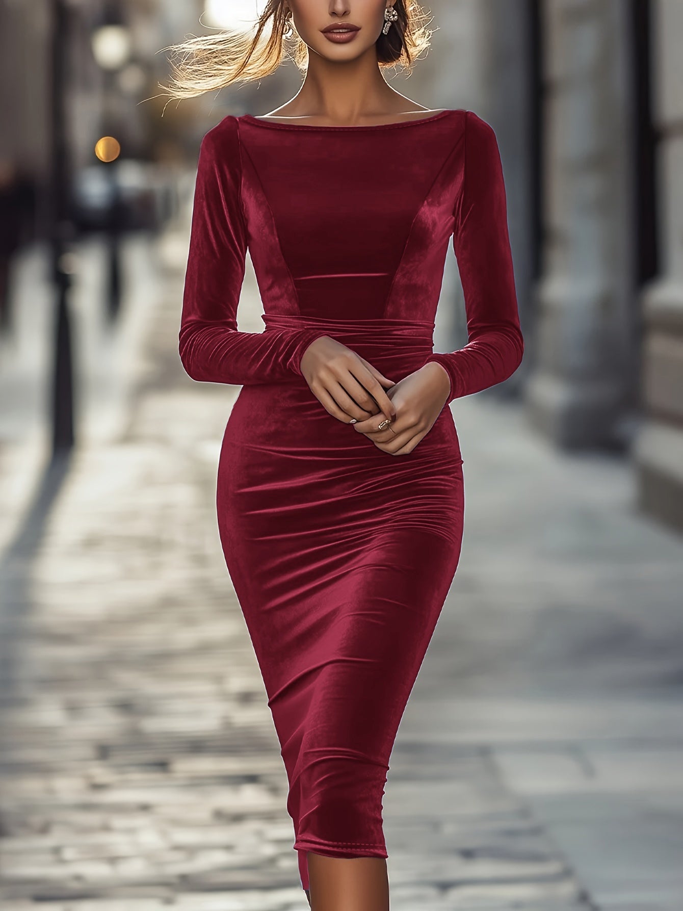 Selliv | Pevné bodycon večerní šaty