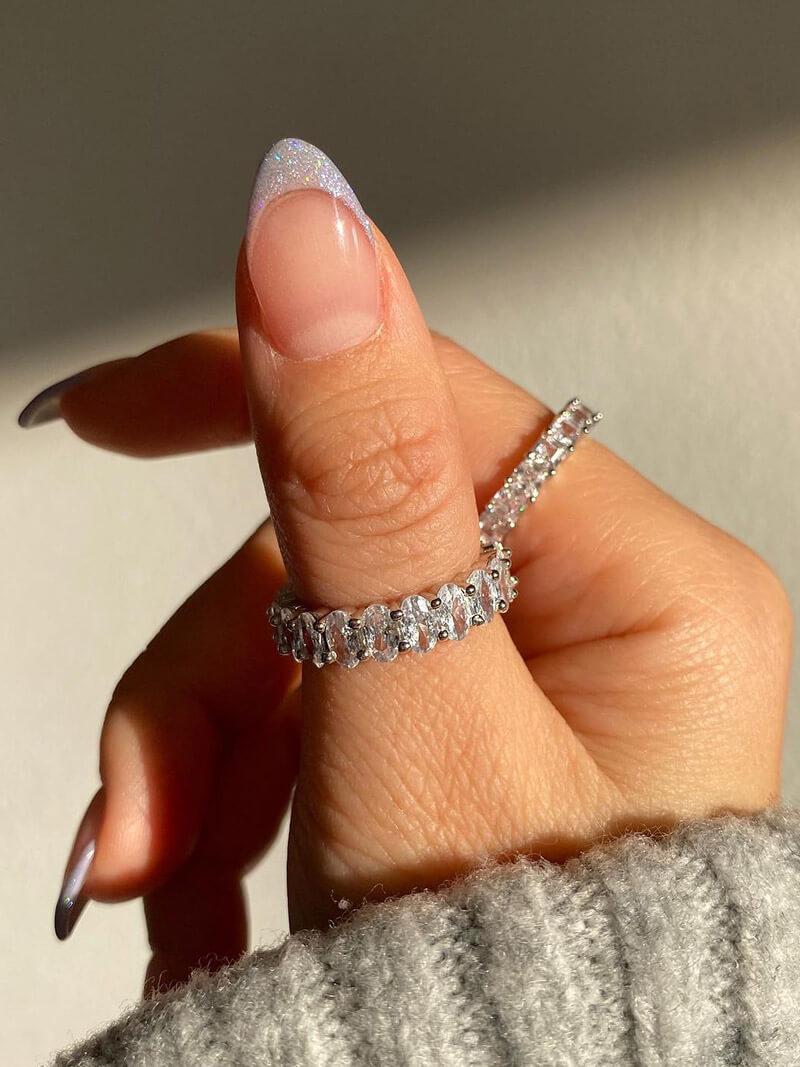 Oválný řezací prsten