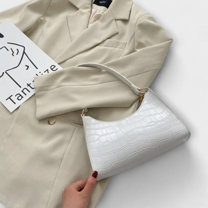 Olivia - Lesklá Kožená Taška