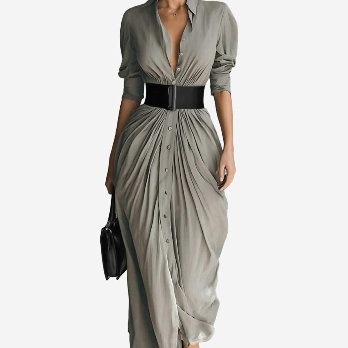 Kalisha™ Šaty s Dlouhým Rukávem