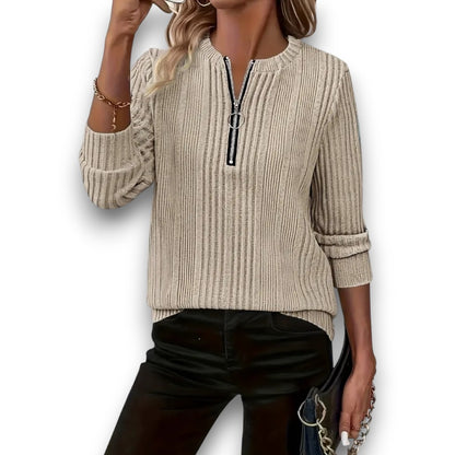 Kateřina | Moderní dámská blůza se zipem