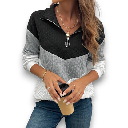 Eva | Volnočasová blůza se zipem