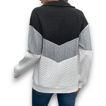 Eva | Volnočasová blůza se zipem