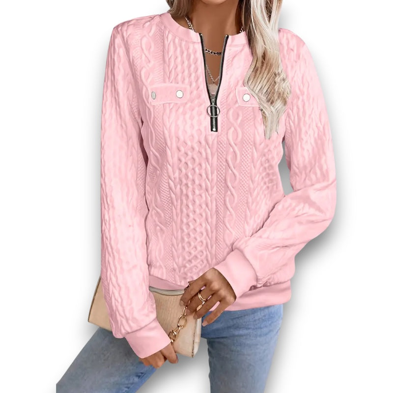 Petra | Stylová blůza na zip