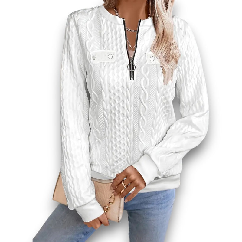 Petra | Stylová blůza na zip