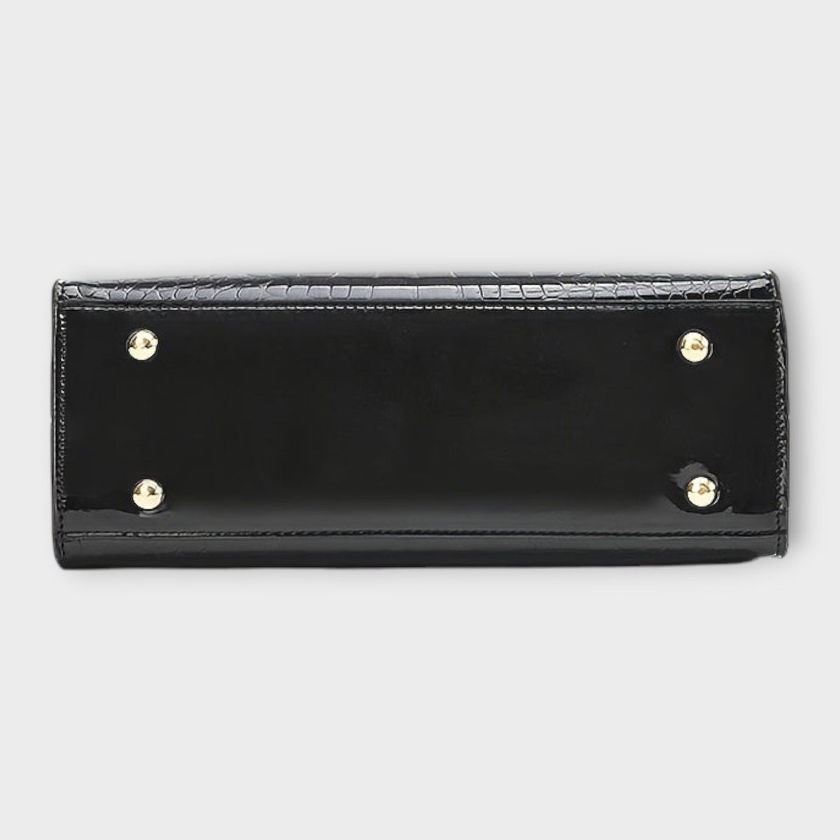 Olivia - Lesklá kabelka s krokodýlím vzorem