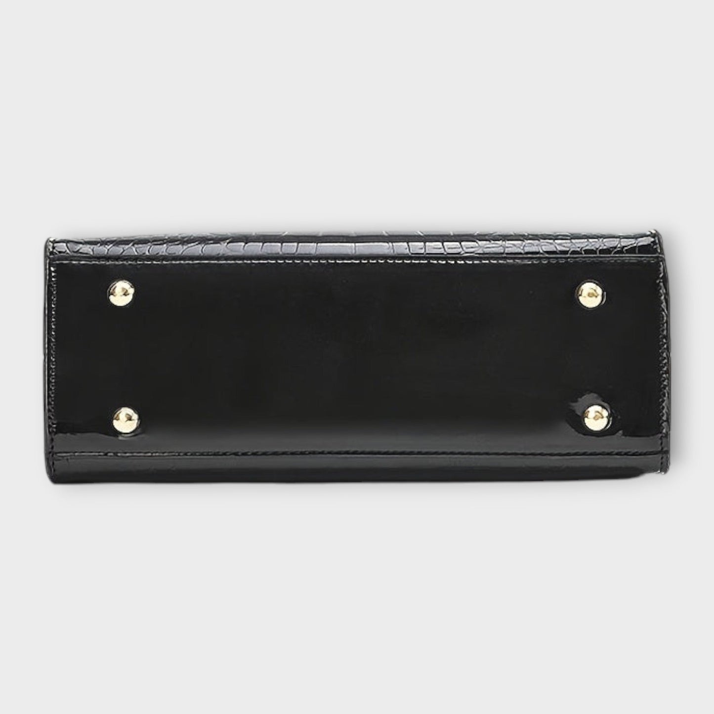 Olivia - Lesklá kabelka s krokodýlím vzorem