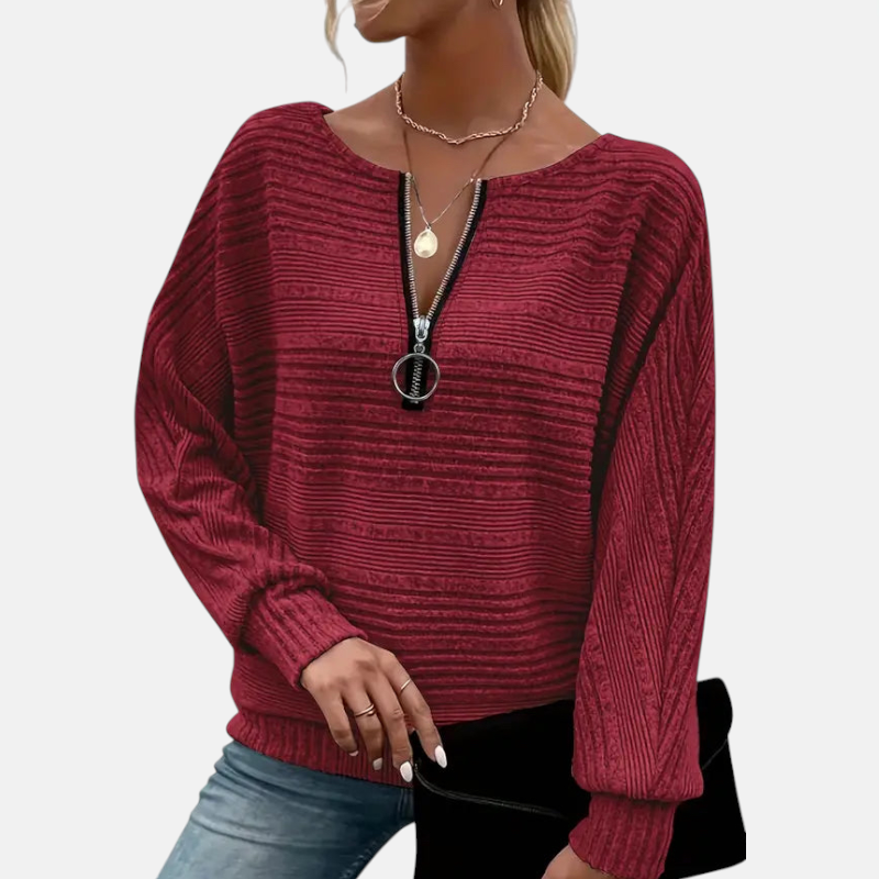 Nikola | Volnočasová blůza se zipem