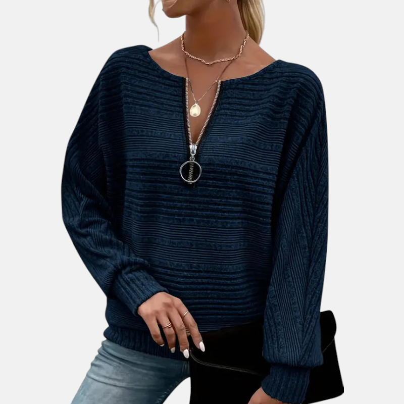 Nikola | Volnočasová blůza se zipem